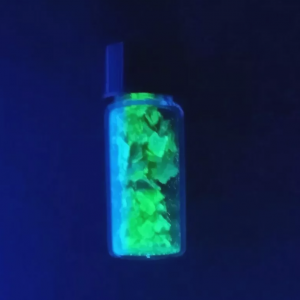 fluorescing autunite