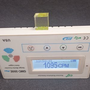 meaurement of cube with beta/gamma sensitive detector