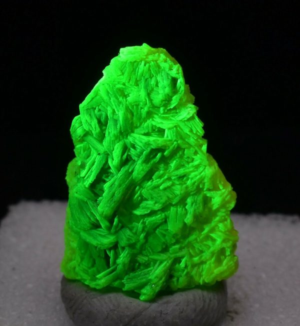 2.1g Natural Green Autunite Mica Crystal Rare Mineral Specimen