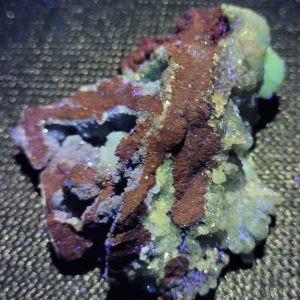 Fluorescent Adamite Mineral Specimen from Mexico