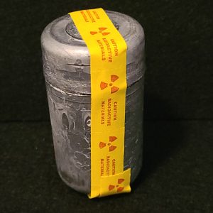 25 Grams of Autunite Fragments in a Lead Pig, Bulk Uranium Ore - China