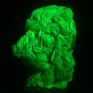 3.9g Autunite Crystal Fluorescent Rare Mineral Specimen on Matrix