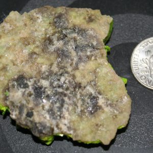 19.4g Natural Autunite Crystal Fluorescent Uranium Ore Specimen On Matrix