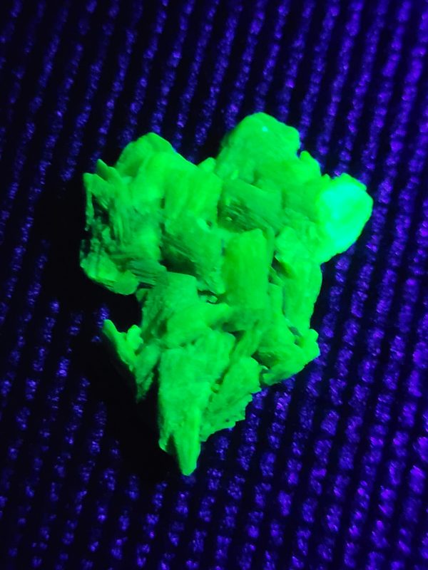 2.4g Autunite Crystal Fluorescent Uranium Ore Specimen