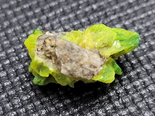 2.3g Natural Autunite Crystal Fluorescent Uranium Ore Specimen on Matrix