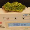 27g Natural Autunite Crystal Fluorescent Uranium Ore Specimen On Matrix