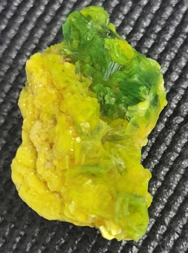 6g Natural Uranocircite Crystals- Fluorescent Uranium Ore Specimen