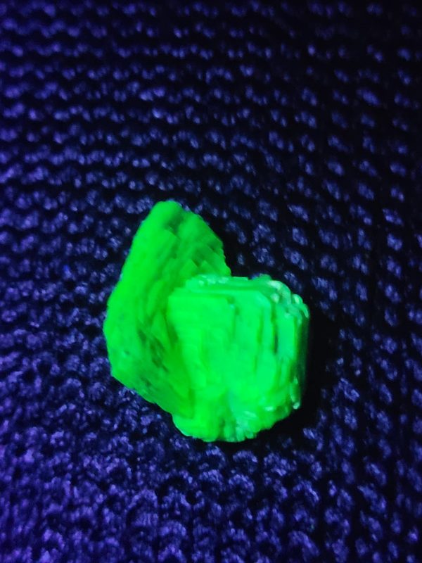 1g Autunite Crystal Fluorescent Uranium Ore Specimen