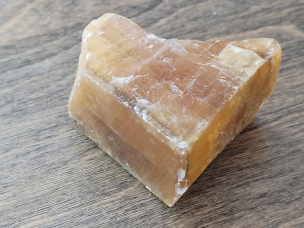 Yellow Trapezoidal Radian Barite Crystal