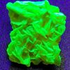 3g meta-autunite crystal specimen under uv light