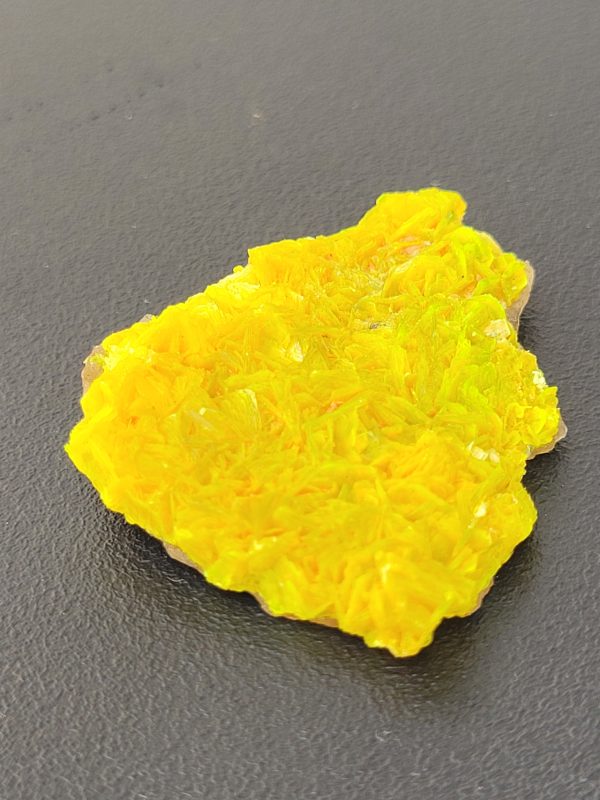 Meta-Autunite Crystal with Matrix, Zibo Shandong Provence China 4.3 Grams