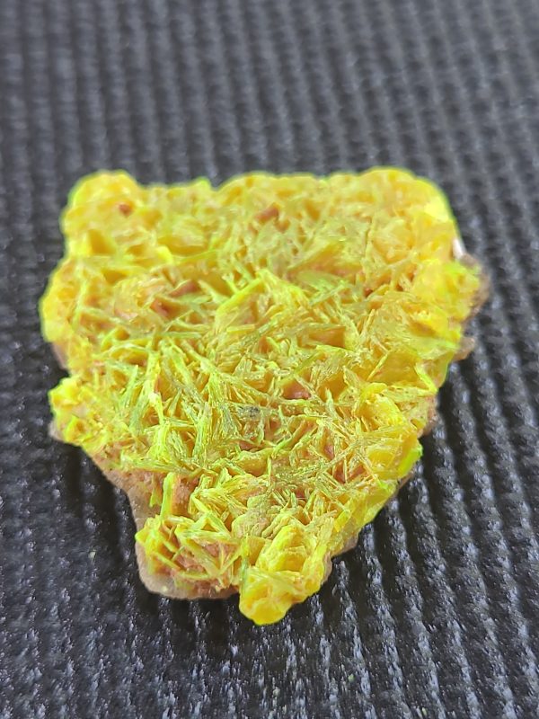 Meta-Autunite Crystal with Matrix, Zibo Shandong Provence China 4.3 Grams