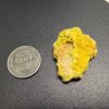 6.4g Meta-autunite Crystal Fluorescent Uranium Ore Specimen on display for sale under outdoor indirect light