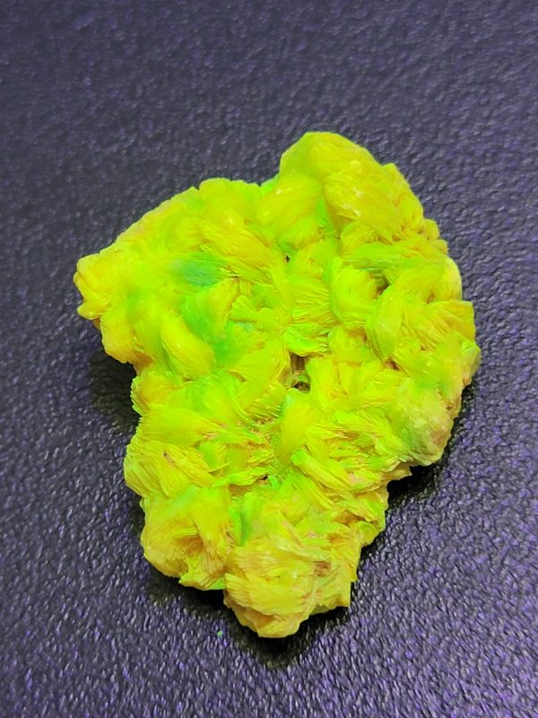 6.4g Meta-autunite Crystal Fluorescent Uranium Ore Specimen on dispaly for sale