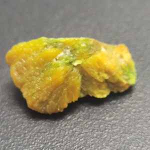 Lamellar Meta-autunite 2g Fluorescent Uranium Ore Specimen on display for sale