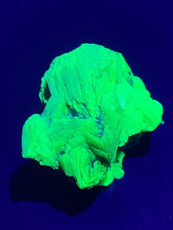 4g Autunite / Meta-autunite with Matrix Shandong Province China, Fluorescent Uranium Ore on display for sale