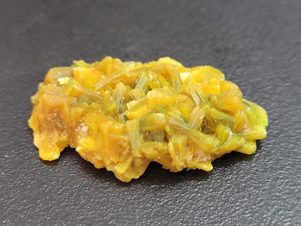4.4g yellow meta-autunite specimen on display foe sale