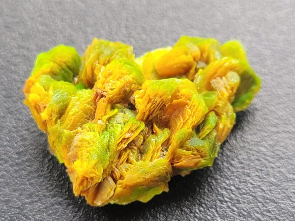 Fluorescent uranium ore 4.6 gram meta-autunite specimen from China