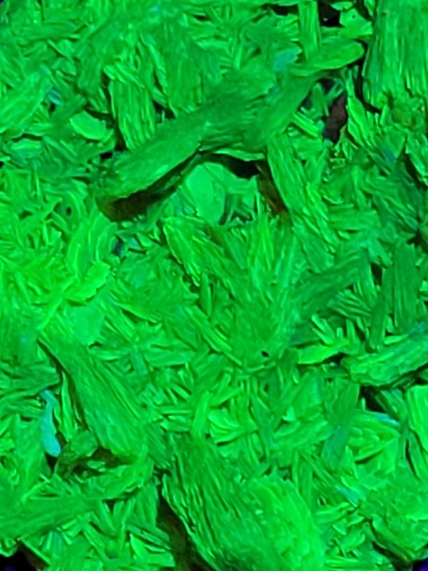 4g Meta-autunite Crystal Fluorescent Uranium Ore Specimen, Shandong Province China