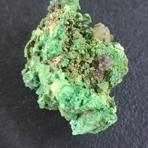 Torbernite - Margabal Mine, Entraygues-sur-Truyère, Rodez, Aveyron, Occitanie, France