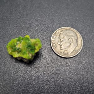 2.5g Autunite / Meta-autunite on Matrix Shandong Province China, Fluorescent Uranium Ore
