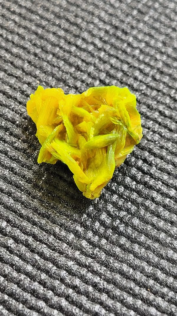1.8g Autunite Crystal - Fluorescent Uranium Ore, Shandong Provence