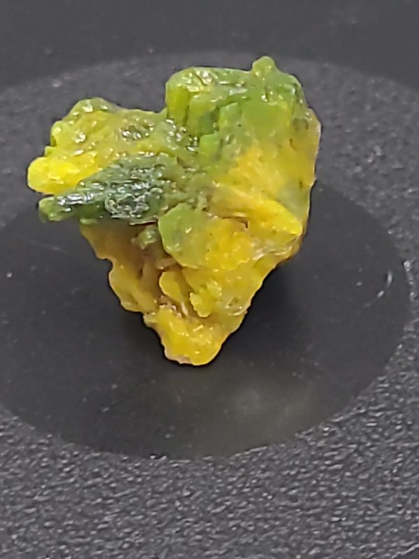 Stabilized Autunite Crystal - Fluorescent Uranium Ore, Beta Particle (β) Source