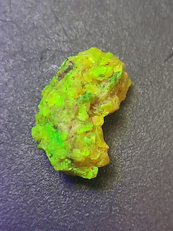 3.3g Meta-autunite Crystal - Shandong Province China, Fluorescent Uranium Ore