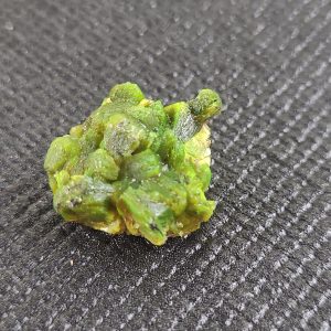 Stabilized Autunite Crystal - Fluorescent Uranium Ore - China