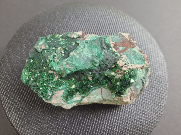 Torbernite / Meta-torbernite on Matrix Margabal Mine - Fluorescent Uranium Ore
