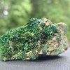 Torbernite on Matrix - Musonoi Mine, Haut-Katanga DRC