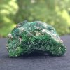 Torbernite and Malacite on Matrix - Musonoi Mine, Haut-Katanga DRC