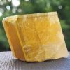 Translucent Amber Trapezoidal Radian Barite Crystal