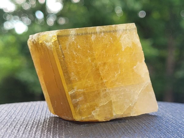 Translucent Amber Trapezoidal Radian Barite Crystal