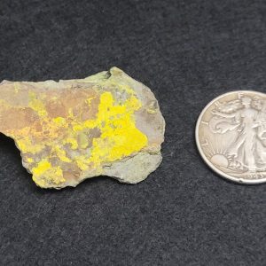Tyuyamunite on Matrix - Ridenour Mine Prospect, Canyon Mining District, Arizona - Uranium Ore