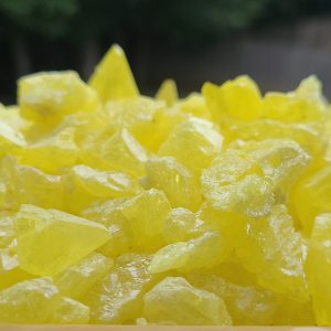 Sulfur Crystals, Synthetic Periodic Table Element by the Ounce
