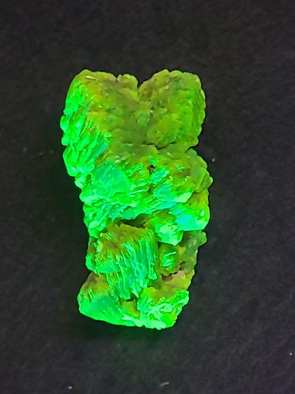 Half-Ounce Lamellar Autunite Crystal - Stabilized - Fluorescent Uranium Ore Specimen - P.R.C.