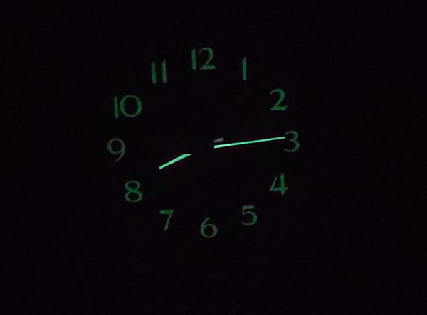 Westclox - White style 7 Baby Ben Alarm Clock with Luminous Dial - Ra-226