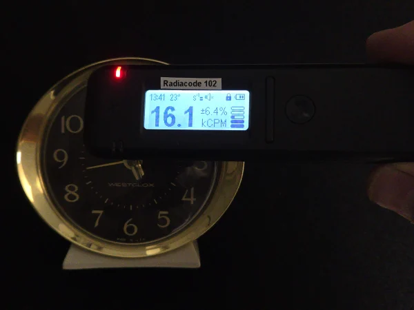 Westclox - Black Style 7 Baby Ben Alarm Clock with Luminous Dial - Ra-226 - Image 9