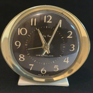 Westclox - Black Style 7 Baby Ben Alarm Clock with Luminous Dial - Ra-226
