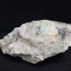 Torbernite on Matrix - Old #20 Mine, Mitchell County North Carolina USA