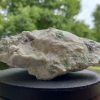 Torbernite on Matrix - Old #20 Mine, Mitchell County North Carolina USA