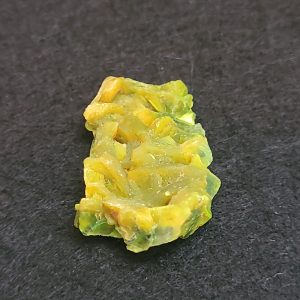Autunite Crystal on Matrix 4g- Stabilized - Fluorescent Uranium Ore Specimen - China