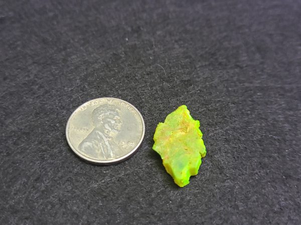 1.5g Autunite Crystal - Shandong Province China, Fluorescent Uranium Ore
