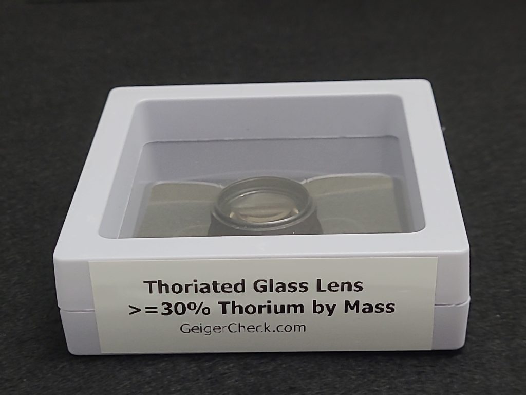 Thoriated Glass Lens from Vintage Kodak Camera- Check Source for Geiger Counter