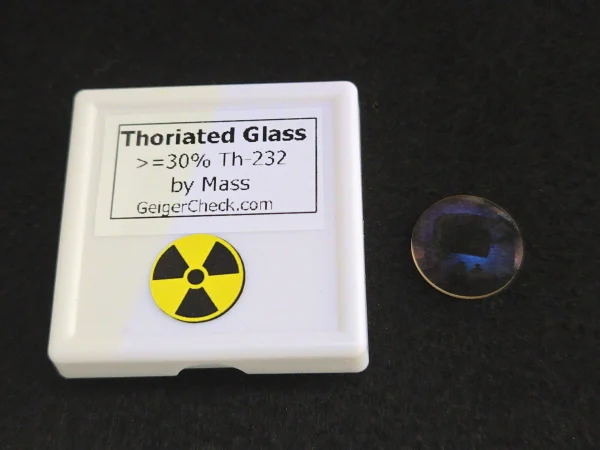 Thoriated Glass Element from Vintage lens ~ Thorium-232 Source - Image 8