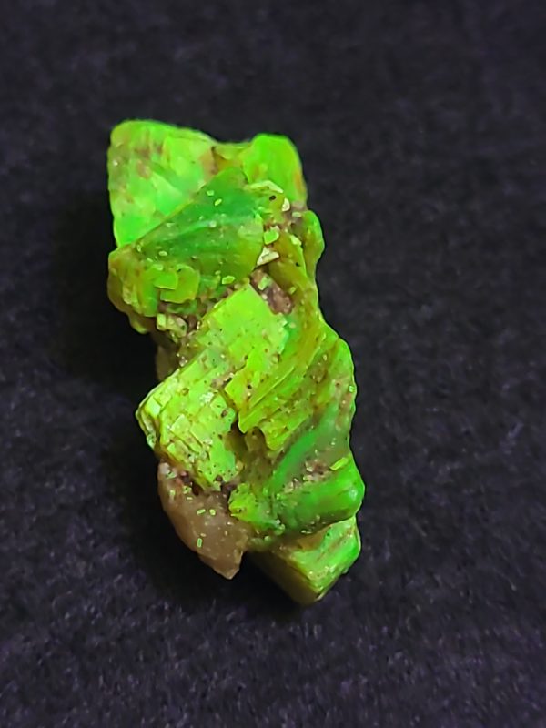 Autunite / Meta-Autunite Crystal, Stabilized- Fluorescent Uranium Ore - China - 2.5 Grams