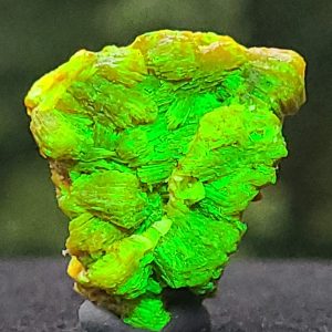 Meta-autunite Crystal - Stabilized - Fluorescent Uranium Ore China - 9.6 Grams
