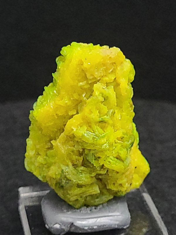 Autunite Crystal - Fluorescent Uranium Ore, Shandong Provence, China - 10 Grams Stabilized