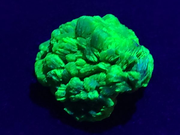 Autunite / Meta-Autunite Crystal, Stabilized- Fluorescent Uranium Ore, 8.5 Grams - China